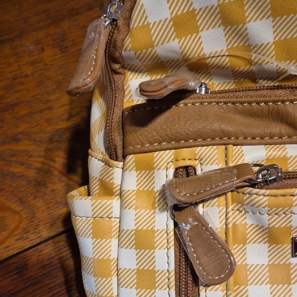 MultiSac Yellow Checkered Backpack - Picture 5 of 7